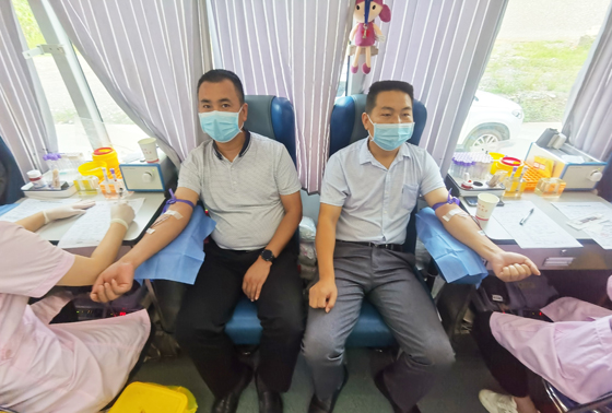 旬陽縣紅軍鎮(zhèn)開展“學黨史、辦實事”愛心獻血 活動